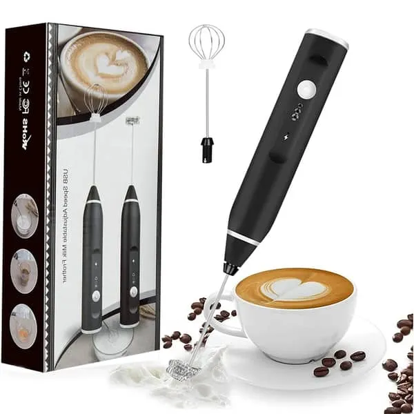 2 In 1 Coffee Egg Beater Rechargeable