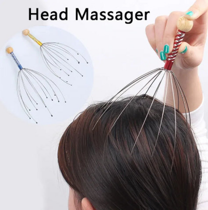 1Pcs Octopus Head Massager