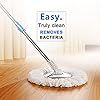 Spin Mop and Bucket Set 360 Spin Mop and Bucket Set with 2 Microfiber Mop Pads,Mop and Bucket System with
