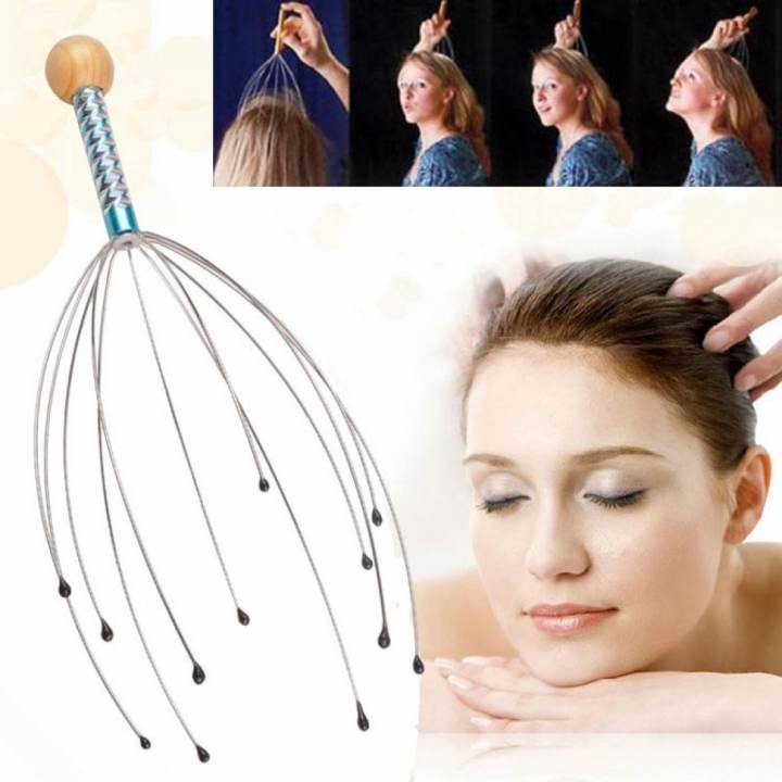 1Pcs Octopus Head Massager