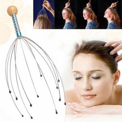 1Pcs Octopus Head Massager