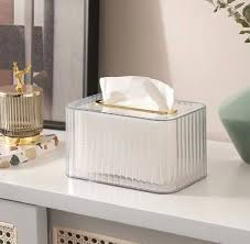 Luxury Tissue Box Desktop Tissue Organizer